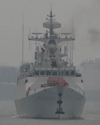 Type 056 Jiangdao Class Corvette bow