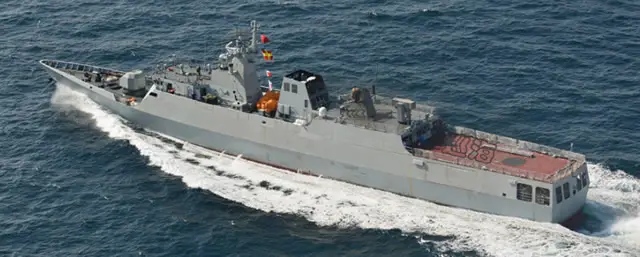 Type 056 Jiangdao Class Corvette stern