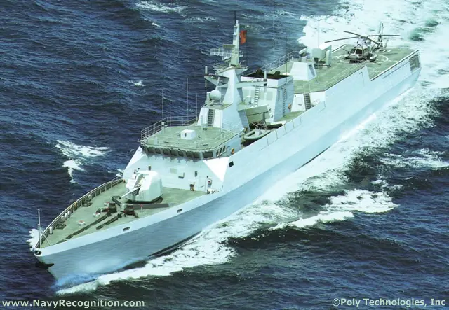 Designed and built by Chinese shipyard CSSC (China State Shipbuilding Corporation) the Type 056 Corvette (Jiangdao class) combines a stealth design with modern weapon systems and sensors. Designed to replace the older Jianghu class frigates and Type 037 patrol vessels, Type 056 Corvettes are set to become the backbone of the PLA Navy with more than 20 vessels reported to be currently on order.