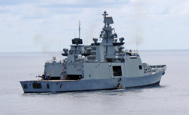 Shivalik Class Frigate India Indian Navy Ins Guided Missile