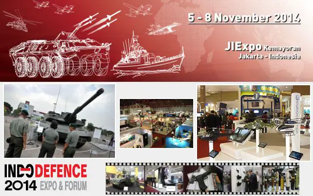 Get set for Indonesia’s Premiere International Tri-Service Defence Expo & Forum – INDO DEFENCE 2014 from 5 - 8 November 2014 at the Jakarta International Expo (PRJ) Kemayoran, Jakarta-Indonesia. Hosted by Ministry of Defence, INDO DEFENCE 2014 Expo & Forum is recognized by the industry as the indispensable place to be, to learn, to network and to do business.