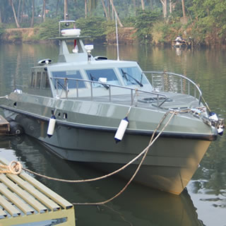 The VITESSE Mark II is a high speed military delta conic airventilated triple step hull interceptor type vessel made in Indonesia. It is a joint project between PT. Rizki Abadi and PT Royal Advanced Fiber (RAF boats). It was designed following a special request from Indonesian Special Forces for Anti-terror and interception missions.