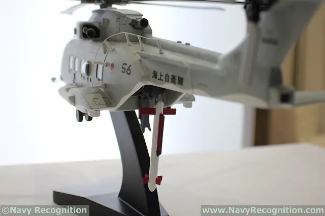 MAST Asia 2017: Kawasaki Heavy Industries Showcasing MCH-101 Mine Warfare Helicopter