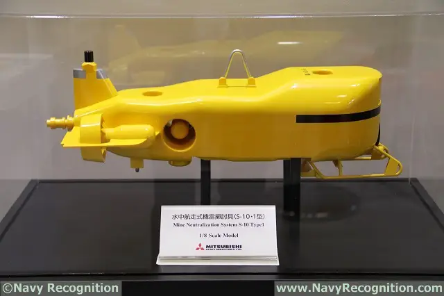 MAST Asia 2017: MHI Showcasing its S-10 Mine Hunting UUV