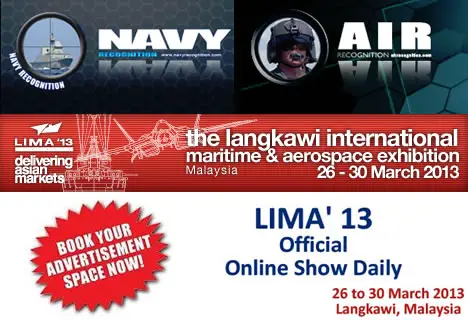Navy Recognition, Air Recognition selected as Official LIMA 2013 Online Show Daily