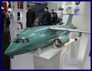 At the DSA 2016 tri-service defence exhibition currently held in Kuala Lumpur (Malaysia) the Ukrainian pavillion (UkrOboronProm) is showcasing a scale model of the Antonov AN-148-400M "medium range maritime reconnaisance aircraft".