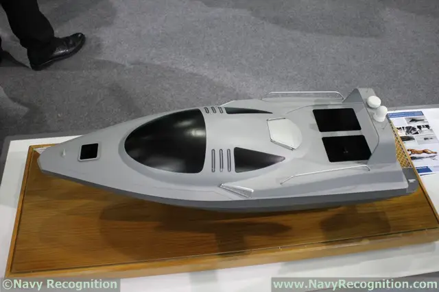 At the DSA 2016 tri-service defence exhibition currently held in Kuala Lumpur (Malaysia) Chinese companies Poly Technologies, Inc. and Heu Ship Tech (Harbin Engineering University Ship Equipment & Technology Co., Ltd.) unveiled a new unmanned surface vessel (USV) project.