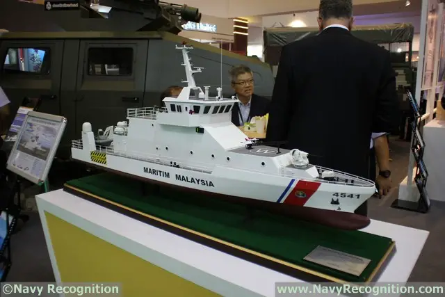At the DSA 2016 tri-service defence exhibition currently held in Kuala Lumpur (Malaysia) local company Destini Shipbuilding is showcasing the New Generation Patrol Craft (NGPC) selected by the Malaysian Maritime Enforcement Agency (MMEA).