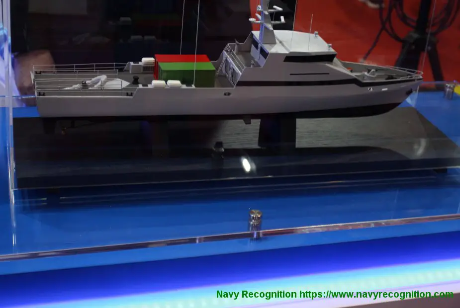 IMDEX 2019 Israel Shipyards unveiled its new Offshore Patrol Vessel OPV 45