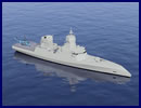On the occasion of the exhibition EURONAVAL 2014 which starts tomorrow near Paris, CMN will unveil an innovative concept: the C SWORD 90 stealth corvette. This is the biggest warship ever designed by CMN. The C Sword 90 Corvette adopts an innovative hull and superstructure design with sloped surface. 