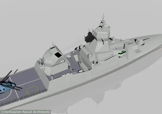 CMN worked in collaboration with naval architect Thierry VERHAAREN to design the C-Sword 90 stealth corvette. It may be fitted with various weapon systems, such as 8x MBDA Exocet Block 3 anti-ship missiles, 16x VL MICA and 2x SIMBAD-RC SAMs, Oto Melara 76mm main gun...