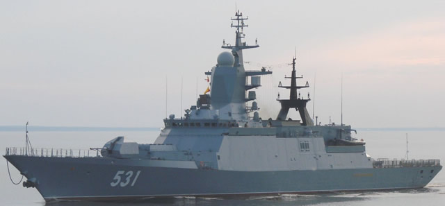 Designed by Almaz Central Marine Design bureau, the Project 20380/20382 is a well-balanced ship in terms of armament and displacement, designed to operated in littoral areas and shelf seas. Its main missions include protection of territorial waters, exclusive economic zone, continental shelf, offshore areas, naval bases and ports. The ship represents a versatile platform easily transformable to meet customer's requirements. 