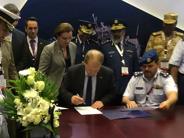 During DIMDEX 2014 Thales signed a memorandum of understanding (MOU) with the Qatar Armed Forces to assist in the development of an Optionally Piloted Vehicle – Aircraft (OPV-A), a high performance Intelligence, Surveillance, Target Acquisition and Reconnaissance (ISTAR) system, and the delivery of a full end-to-end training solution. 