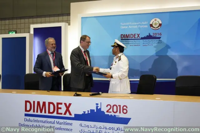 The second day of the fifth Doha International Maritime Defence Exhibition and Conference (DIMDEX 2016) opened with ten major deals signed between Qatar and exhibiting companies. At a Memorandum of Understanding (MoU) signing ceremony, the following were announced: 
