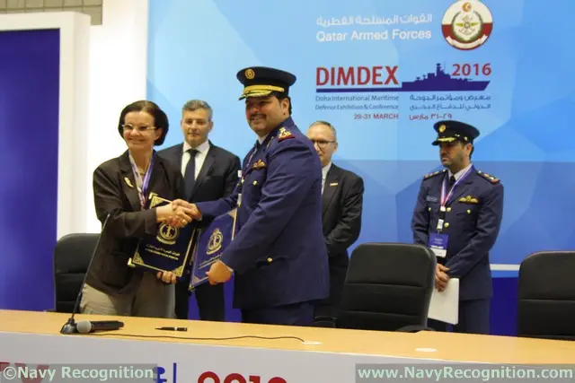 The second day of the fifth Doha International Maritime Defence Exhibition and Conference (DIMDEX 2016) opened with ten major deals signed between Qatar and exhibiting companies. At a Memorandum of Understanding (MoU) signing ceremony, the following were announced: 