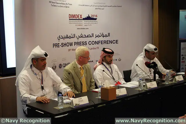 The Qatar Armed Forces as host and organiser of DIMDEX 2016 welcomes the return of warships, crews and naval officials to Doha. DIMDEX is primarily a business event supporting Qata's vision of a world-class commercial hub, and will connect our military guests to a large number of prestigious international defence companies presenting the latest advanced security and defence technologies.