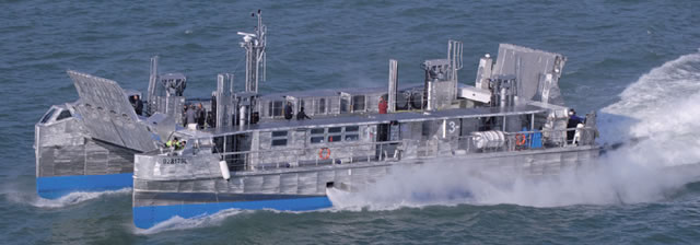 On November 24, 2011 the Direction Générale de l'Armement (DGA - French Procurement Agency) has taken delivery of the first fast amphibious landing craft (dubbed EDA-R for "engin de débarquement amphibie rapide"). The EDA-R offers five times the landing capacity of existing landing craft currently in service with the French Navy. The EDA-R will be used by the Marine Nationale's Mistral class LHDs. 