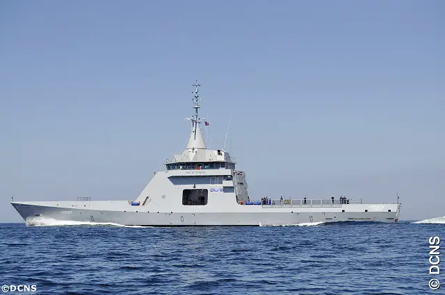 Eighteen months after construction began, the Gowind offshore patrol vessel L'Adroit, an innovative maritime safety and security platform, has left DCNS's Lorient shipyard, where it was built, on a course for France's Toulon naval base, its home port. Built under a DCNS-funded programme, L'Adroit incorporates a number of major innovations. DCNS has made the vessel available to the French Navy for three years, and over the next few months it will have a chance to demonstrate its exceptional operational qualities on French Navy missions. 