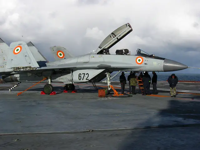 Indian navy MiG-29KUB