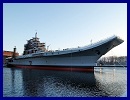 The Indian Navy's Russian-built aircraft carrier Vikramaditya (formerly Admiral Gorshkov) began sea trials early on Friday morning in the White Sea - four years after it was originally due to take to sea again.