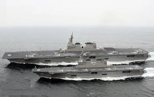 Japan plans to build a 19,500-ton aircraft carrier capable of housing helicopters after China launched its first own aircraft carrier, Chinese media reported on Wednesday. Japan already has two helicopter carriers -- the Hyuga deployed in March 2009 and the Ise deployed in March 2011 -- but the planned new vessel will be bigger.