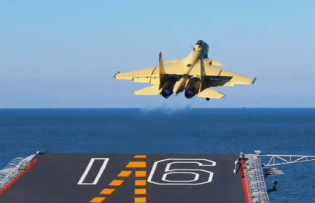 Within only a month, the development of China’s aircraft carrier experienced the official delivery of the “Liaoning Ship” to the Navy of the Chinese People’s Liberation Army (PLA) and the successful taking-off and landing training of the carrier-borne J-15 fighter nicknamed “Flying Shark” on the deck of the aircraft carrier. Western observers feel astonished at the speed of the development of China’s aircraft carrier and no longer doubt that China’s first aircraft carrier formation will debut in the near future.