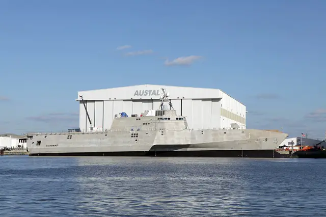 On January 10, 2012, Austal’s Mobile, Alabama shipyard completed the launch of the second 127-metre Independence-Variant Littoral Combat Ship, “Coronado” (LCS 4).