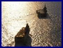 Royal Navy and Marine Nationale plan to deploy a large naval force in the Mediterranean in the fall of 2012 with aircraft carriers, amphibious vessels, destroyers and frigates.