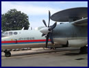 Pictures of the first prototype of the Chinese carrier based Airborne Warning and Control System (AWACS) plane JZY-01 have emerged on the Chinese internet. The new platform looks to be based on the Y-7 aircraft produced by Xian Aircraft Industrial Corporation, but modified for carrier operations.