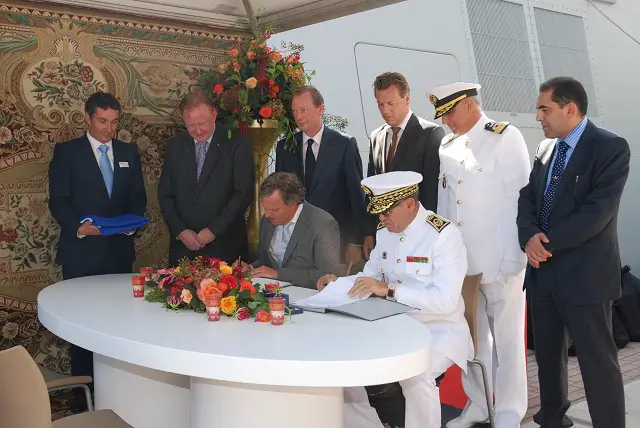 On 8 September 2012, the SIGMA Class Frigate, Allal Ben Abdellah, built by Damen Schelde Naval Shipbuilding (DSNS) in Vlissingen, was transferred to the Royal Moroccan Navy. For this occasion DSNS had the unique opportunity to let the ceremony take place in Rotterdam, during the 35th edition of the “World Port Days”. 