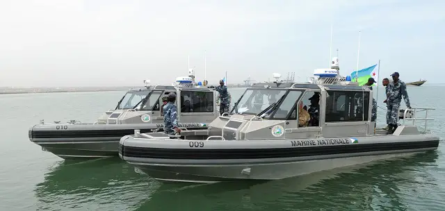 The U.S. Department of State has provided the Djiboutian navy with two high-speed aluminum coastal security boats to strengthen Djibouti's maritime security capabilities to protect its borders and combat piracy, smuggling and terrorist threats.