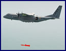 Airbus Military and MBDA have successfully demonstrated the release of an instrumented Marte MK2/S anti-ship inert missile installed under the wing of the C295 maritime patrol aircraft. This flight was the last of a series of trials performed in a joint Airbus Military – MBDA collaboration to validate the aerodynamic integration of Marte on C295, its handling qualities and performance tests. 