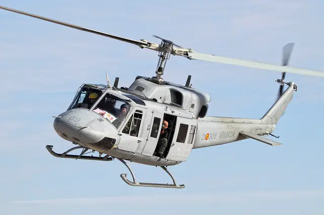 On December 17, the helicopter used as prototype in the AB212 Helicopter Life Extension Program of the Spanish Navy (PEVH-AB212) took to the air for its first test flight. This flight is the first in a series of tests approved by the INTA (National Institute for Aerospace Technology), which were authorized through special experimental airworthiness certification (CAE in its Spanish acronym).