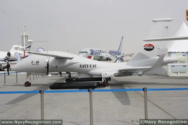 At the Dubai Airshow 2013, which was held in November, UAE based company ADCOM Systems which specializes in Unmanned Aerial Vehicles (UAV) unveiled its “NAVY UAV”. This new UAV project is designed specifically for Anti-Submarine Warfare (ASW). This makes it the world’s first fixed wing UAV project dedicated to ASW missions.