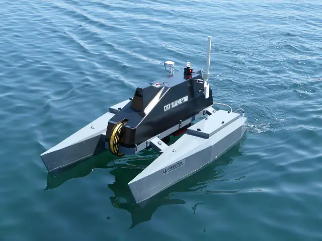 Subsea Tech, a designer, manufacturer and supplier of marine and underwater intervention and instrumentation systems unveiled at Milipol 2013 (the International Exhibition of Internal State Security which was held in Paris from November 19 – 22, 2013) the CAT-Surveyor, an Unmanned Surface Vessel (USV) designed for inland and harbor waters reconnaissance.