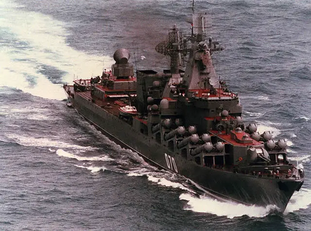 The Project 1164 (NATO reporting name: Slava-class) Marshal Ustinov guided missile cruiser, which repair is nearing the end in Severodvinsk, may replace her sister ship Moskva in the Black Sea Fleet’s inventory in several years, expert Sergei Ischenko writes in the Svobodnaya Pressa online news agency.