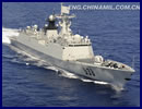 A ship formation of the Navy of the Chinese People’s Liberation Army (PLA) sailed to the West Pacific Ocean to conduct regular high-sea training on the eve of the Chinese Spring Festival. The ship formation is composed of the “Qingdao” guided missile destroyer, the “Yantai” guided missile frigate and the “Yancheng” guided missile frigate of the North China Sea Fleet of the Navy of the PLA, and all the three ships are home-made warships.