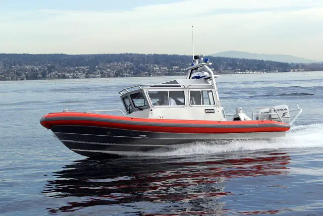 Kvichak Marine Industries, Inc. recently delivered the Patrol 28, a 28’x 9’3” all-aluminum vessel to the Boston Police Department Harbor Unit (BPD). Designed by Kvichak/Amgram Ltd., UK and built by Kvichak Marine, the Patrol 28 is effective for operation in port and coastal waters, including shallow areas. Missions for the Patrol 28 include search and rescue, border patrol and maritime security.