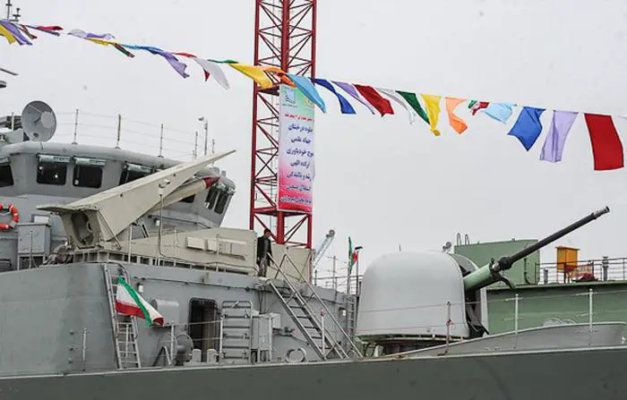 Iran launched its second Mowdge class "destroyer" (Frigate class according to western standards), dubbed as "Jamaran 2", on Sunday after a reported development that took six years. The "Jamaran 2" appears to be an evolution of the existing Jamaran Frigate design, sporting new electronic and weapon systems.