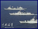 The 14th escort fleet of the Chinese Navy (PLAN) is carrying out combat training in adverse sea conditions in the Indian Ocean, to effectively test the emergency response capabilities of its commando members. 