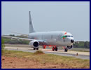 The first Boeing P-8I long-range maritime reconnaissance and anti-submarine warfare aircraft arrived today, on schedule, at India Naval Station Rajali. The P-8I is one of eight aircraft Boeing is building for India as part of a contract awarded in 2009. 