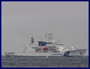 Japan's Coast Guard (JCG) on Thursday unveiled a new, next-generation patrol ship that will be deployed in anti-piracy, counter-terrorism and regular domestic duties. PLH-32 is a more modern, newer version of PLH 31 Shikishima. With a length of 150m (492 ft) and 9,300 tons full load displacement (the size of a destroyer), these are the largest "Offshore Patrol Vessels" in the world.