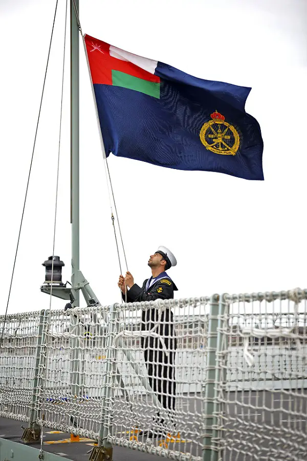 Portsmouth, UK: BAE Systems has handed over a new warship to the Royal Navy of Oman amid colourful celebrations on HM Naval Base Portsmouth this morning. AL RAHMANI is the second of three 99 metre corvettes designed, built and delivered for the Royal Navy of Oman as part of Project Khareef. Her Interim Acceptance, in which the ship’s title is transferred before sailing to Oman, marks an important milestone for the project.