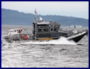 Kvichak Marine Industries, of Seattle, WA, recently delivered a Response Boat Medium – C to the Los Angeles County Sheriff’s Department (LASD). The 45’ x 14’ 7” RBM-C is the sistership of the highly successful USCG RB-M and has been adapted to meet the Chemical, Biological, Radiological, Nuclear, and Explosives (CBRNE) detection mission requirements of the L.A. County Sheriff’s department. A roof mounted RS-700 Gamma/Neutron Radiation Detection System from RSI enables the vessel to quickly and accurately measure and locate natural and man-made radioactive elements.