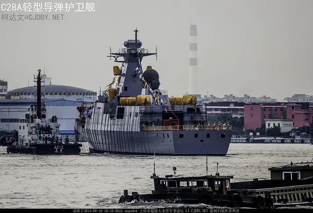 Hudong-Zhonghua Shipbuilding, a wholly owned subsidiary of China State Shipbuilding Corporation (CSSC, the largest shipbuilding group in China) launched the first C82A Corvette on order for the Algerian Navy on August 16 2014. Algeria signed a contract with China Shipbuilding Trading Co (CSTC) for construction of three C82A corvettes in March 2012. 