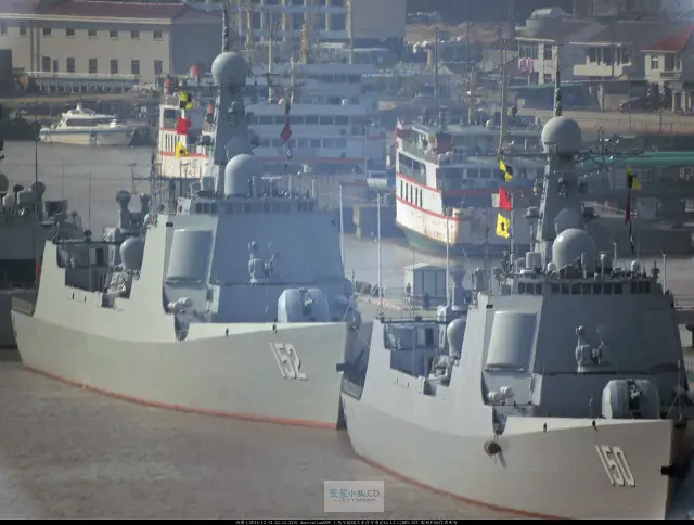 The Chinese Navy (PLAN) commissioned its fifth Type 052C Destroyer (Luyang II class) Jinan (hull number 152) on December 22nd according to the Chinese military official daily publication PLA Daily. Jinan is the fifth of six Type 052C Destroyers ordered by the PLAN. Meanwhile, the Type 052D Destroyer (Luyang III class) programme continues. 