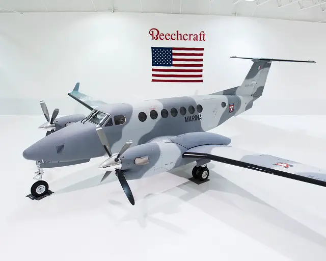 Beechcraft Corporation announced during the Farnborough International Airshow that it has delivered the first of four Beechcraft King Air 350ER aircraft ordered by the Mexican Navy Secretaría de Marina (SEMAR). In addition to the aircraft, Beechcraft will support SEMAR with on-the-ground service, support and training through its Global Mission Support organization.