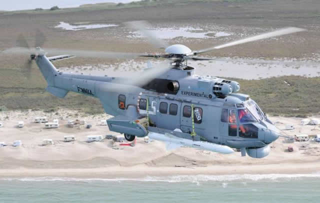 A specialized team of Helibras and Airbus Helicopters experts tested a prototype of the EC725 carrying anti-ship missiles installed on either side of the aircraft. The Exocet AM39 missiles will equip eight of the 16 EC725 helicopters belonging to the Brazilian Navy, which are part of the contract for 50 EC725s signed with the Brazilian Ministry of Defense for the three Army corps.