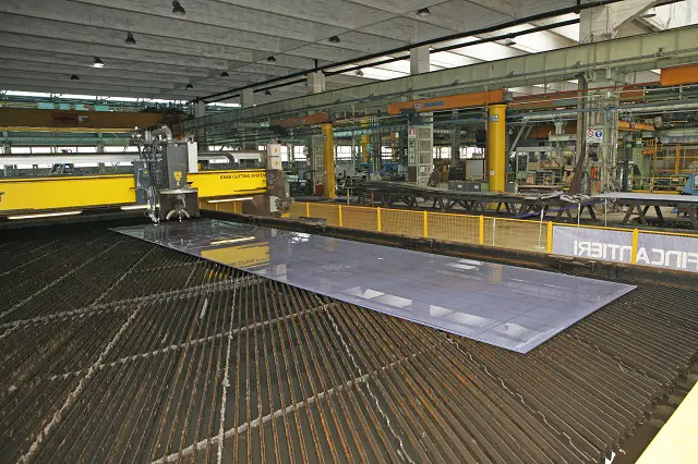 Yesterday, at Fincantieri’s shipyard in Riva Trigoso (Sestri Levante, Genoa), there was the ceremony to mark the cutting of the first sheeting for the seventh Fremm vessel. This is a further step in the European Multi Mission Frigate construction program, the most important joint initiative to date among European industries in the Naval Defence field.