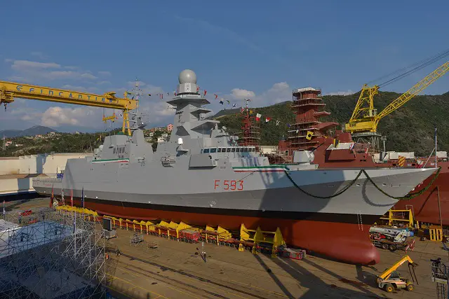 On March 29th at the Riva Trigoso (Genoa) Fincantieri launched frigate “Carabiniere”, the fourth in a series of 10 FREMM - European Multi-Mission Frigates, commissioned from Fincantieri by the Italian Navy under the international cooperation between Italy and France, with the coordination of OCCAR, the joint organization for European cooperation in the field of armaments.